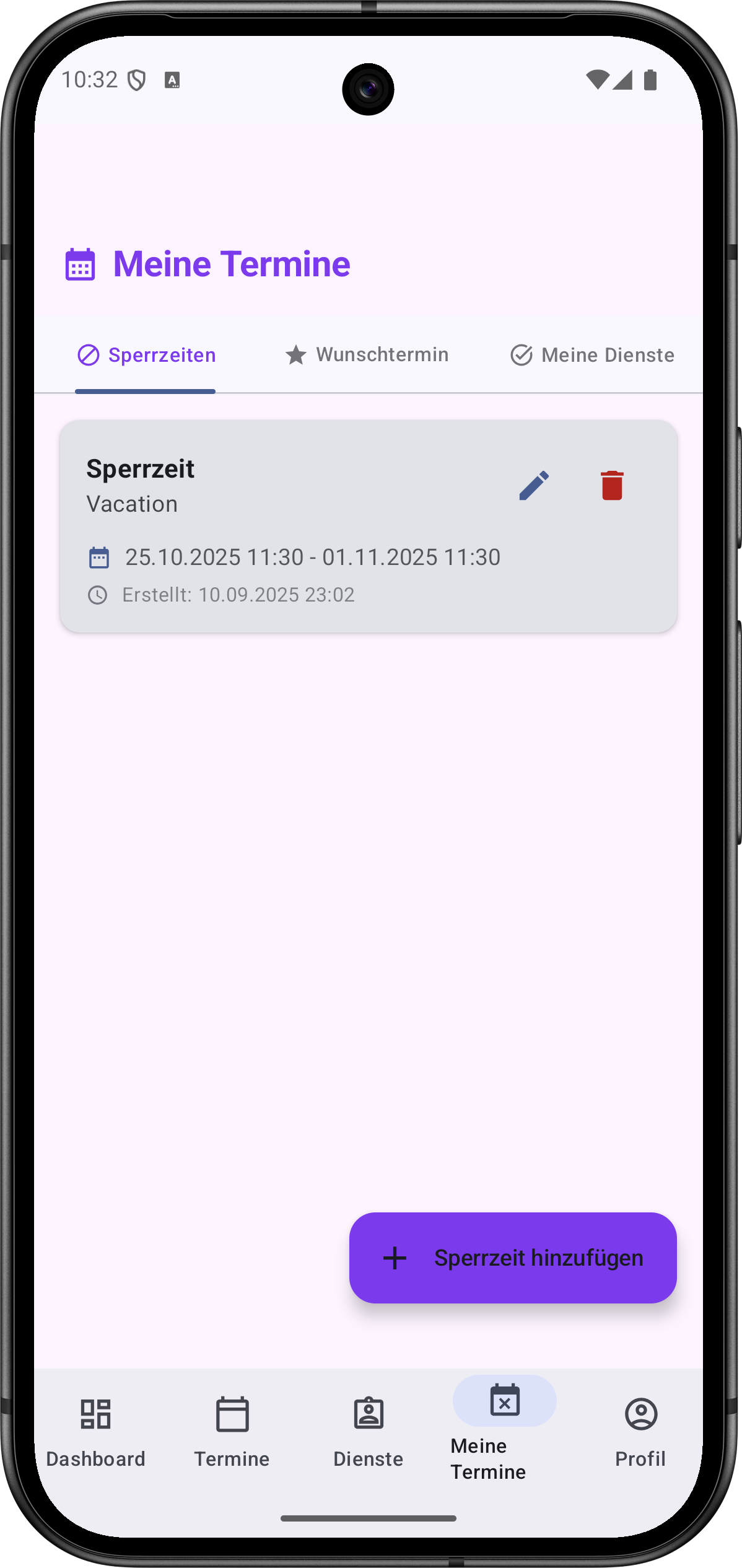 Android Meine Termine